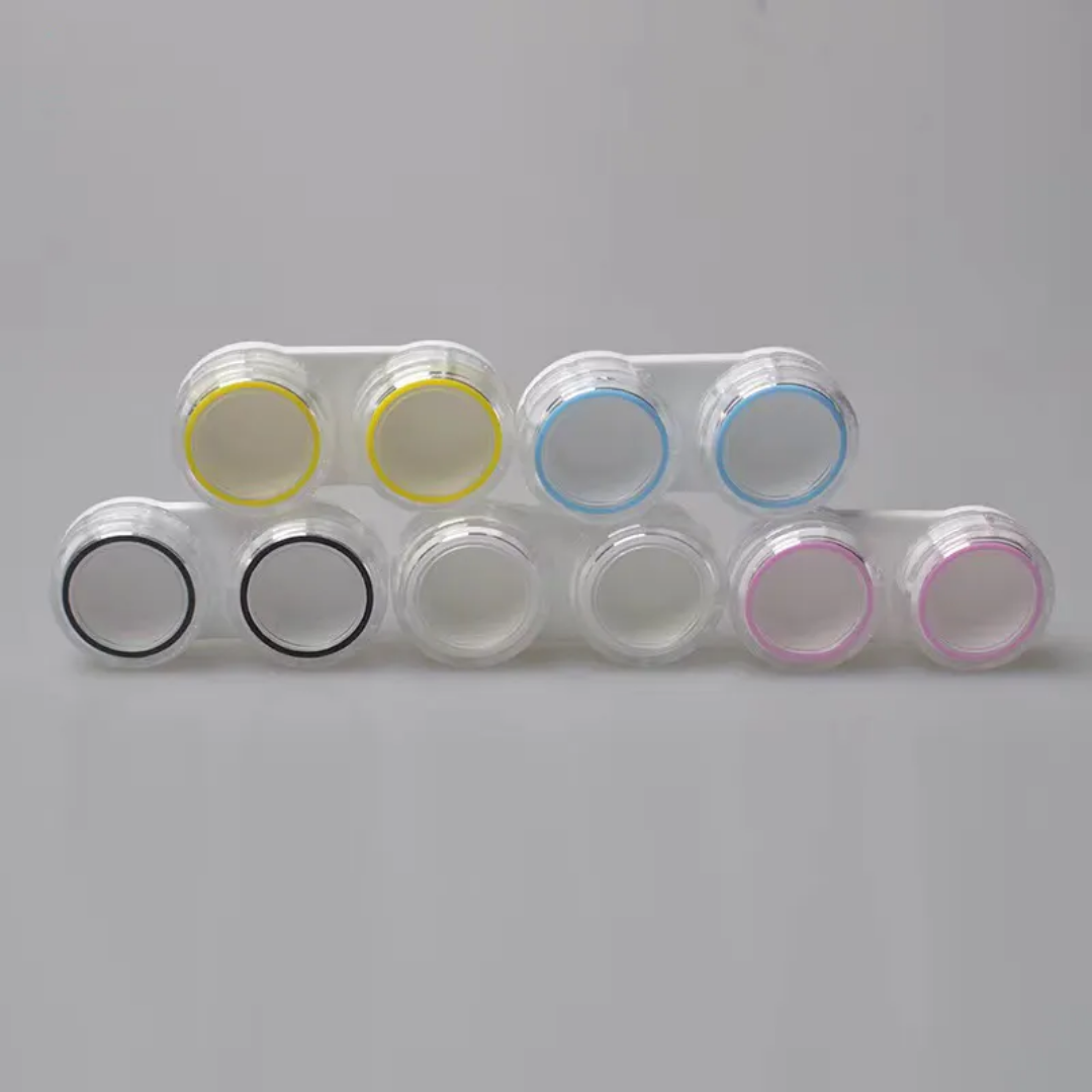 Leak Proof Rubber Ring Lens Case
