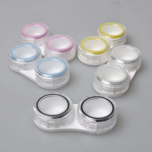 Leak Proof Rubber Ring Lens Case