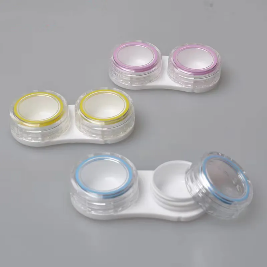 Leak Proof Rubber Ring Lens Case